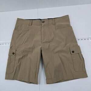 Orivs mens cargo hiking performance shorts beige tan‎ brown 36 chino 5243